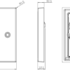 1G Modular Faceplate - Antique Brass - Image 2