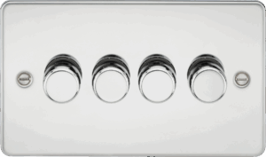 4G 2-way 10-200W (5-150W LED) Intelligent dimmer - Polished Chrome