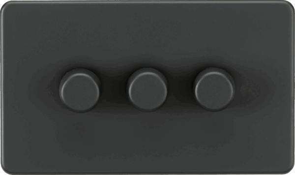 3G 2-way 10-200W (5-150W LED) Intelligent dimmer - Anthracite