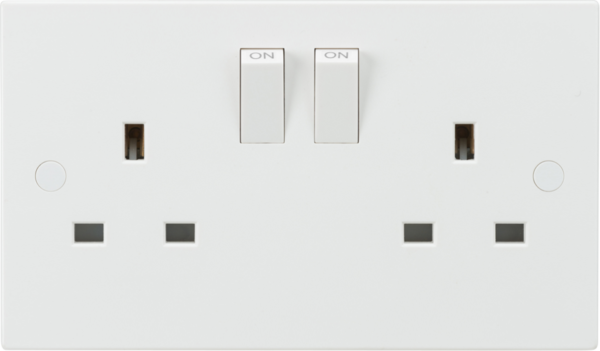 13A 2G DP Switched Socket with Twin Earths - ASTA Approved