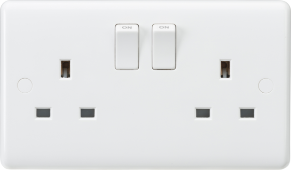 13A 2G SP Switched Socket with Twin Earths - ASTA Approved