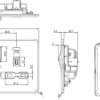45A DP Switch & 13A Socket with Neons - Matt Black with Black Insert - Image 2