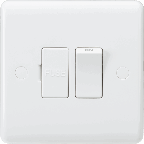 13A Switched Fused Spur Unit with Flex Outlet from Base