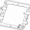 1-2G grid mounting frame for Flat Plate, Raised Edge & Metalclad - Image 2