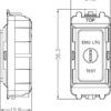 20AX 2 way SP key module - brushed chrome - Image 2