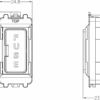 13A fused module - polished chrome - Image 2