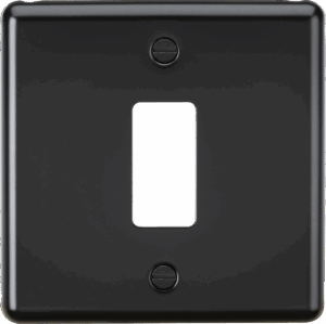 1G Grid Faceplate - Matt Black