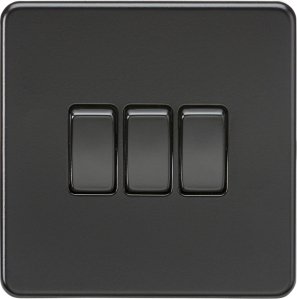 10AX 3G 2-way Switch - Matt Black