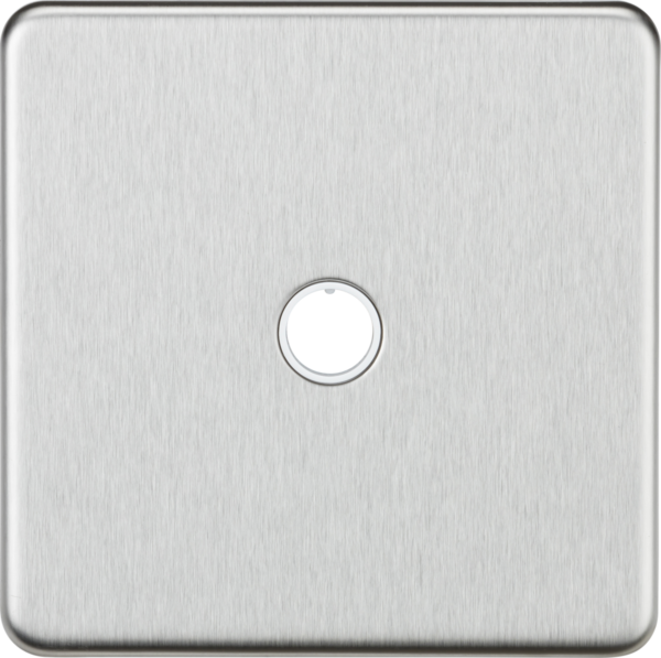 20A Flex Outlet Plate - Brushed Chrome