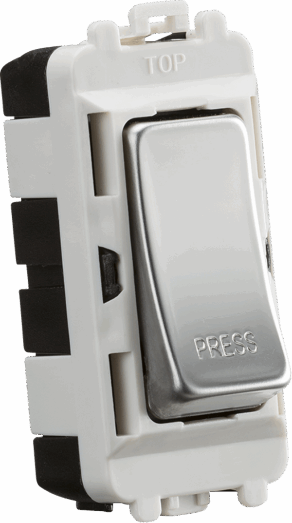 20AX 2 way retractive SP module (marked PRESS) - polished chrome