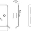 1G Dimmer Plate with Matching Metal Dimmer Cap - Brushed Chrome - Image 2