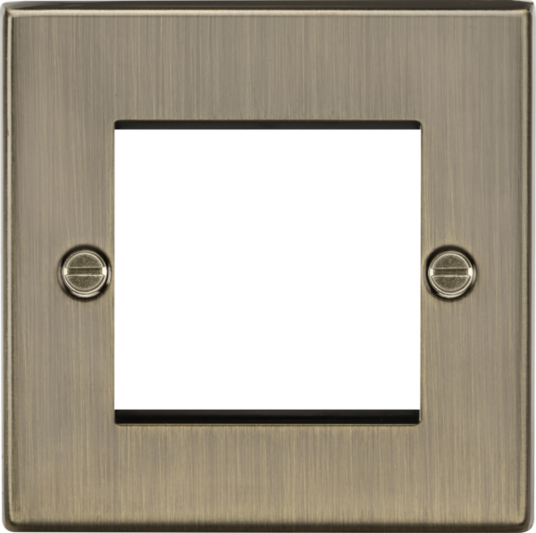 2G Modular Faceplate - Antique Brass