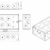 2G 35mm Galvanised Steel Box - Image 2