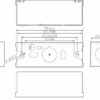 1G 27mm Architrave Galvanised Steel  Box - Image 2