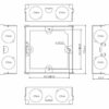1G 25mm Galvanised Steel Extension Box - Image 2