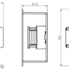 35mm Single Dry Lining Box - Image 2