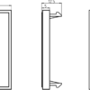 PACK OF 10 - Half Blanking Modules (25 x 50mm) - White - Image 2
