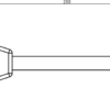 HDMI outlet module 25 x 50mm - black - Image 2