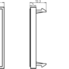 PACK OF 10 - Quarter Blanking Modules (12.5 x 50mm) - Grey - Image 2