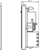 RJ11 Outlet Module 25 x 50mm (IDC) - White - Image 2