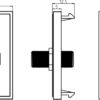 SAT TV Outlet Module 25 x 50mm - Black - Image 2