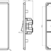 45A DP Switch with Neon (2G size) White Rocker - Image 2