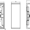 Double 25mm Pattress Box - Image 2