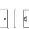 3G Dimmer Plate with Matching Dimmer Caps - Image 2
