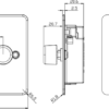 2G 2-way 10-200W (5-150W LED) Intelligent dimmer - Polished Chrome - Image 2