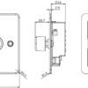 4G 2-way 10-200W (5-150W LED) Intelligent dimmer - Polished Chrome - Image 2