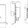 1G 2-way 10-200W (5-150W LED) Intelligent dimmer - Matt Black - Image 2