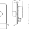 2G 2-way 10-200W (5-150W LED) Intelligent dimmer - Polished Chrome - Image 2