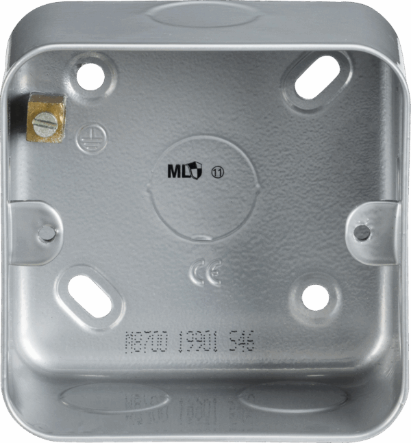 Metal Clad 1G Back Box