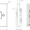 10AX Fan Isolator Switch - Brushed Chrome - Image 2