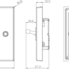 10AX 1G Intermediate Toggle Switch - Brushed Chrome - Image 2