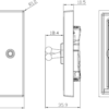 10AX 2G 2-way Toggle Switch - Brushed Chrome - Image 2