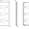 12G Grid Faceplate - Brushed Chrome - Image 2