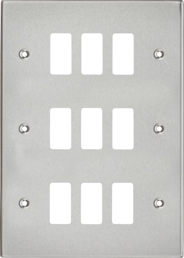 9G Grid Faceplate - Brushed Chrome