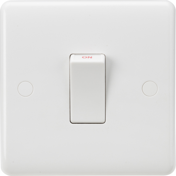 45A DP Switch (1G size) - White Rocker