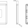 2G Grid Faceplate - Rounded Edge Polished Chrome - Image 2