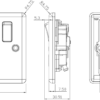 13A 1G DP Switched Socket  - Polished Chrome with White Insert - Image 2