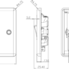 20A 1G DP Switch with Neon & Flex Outlet - Polished Chrome - Image 2