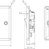 20A 1G DP Switch with Neon - Polished Chrome - Image 2