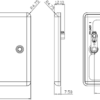 2G Blanking Plate - Polished Chrome - Image 2