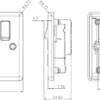 13A 1G SP Switched Socket with Dual USB A+A (5V DC 2.1A shared) - Polished Chrome with Black Insert - Image 2