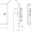 10AX 1G 2-way Toggle Switch - Polished Chrome - Image 2
