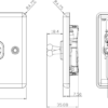 10AX 2G 2-way Toggle Switch - Polished Chrome - Image 2