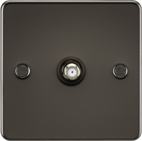 SAT TV Outlet (non-isolated) - Gunmetal
