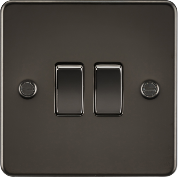 10AX 2G 2-way switch - Gunmetal