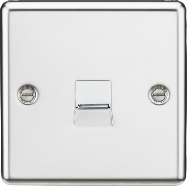 Telephone Extension Outlet - Polished Chrome